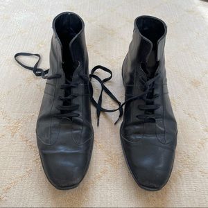 Gucci Men’s Black Leather Boots